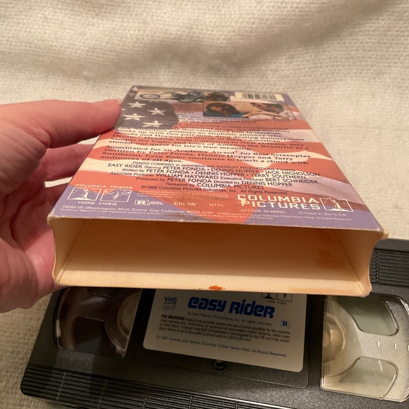 Easy Rider VHS Tape Vintage Peter Fonda Jack Nicholson Biker Classic Movie - Picture 6 of 10